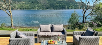 Kilbride Lodge with Uninterrupted Loch & Mountain Views