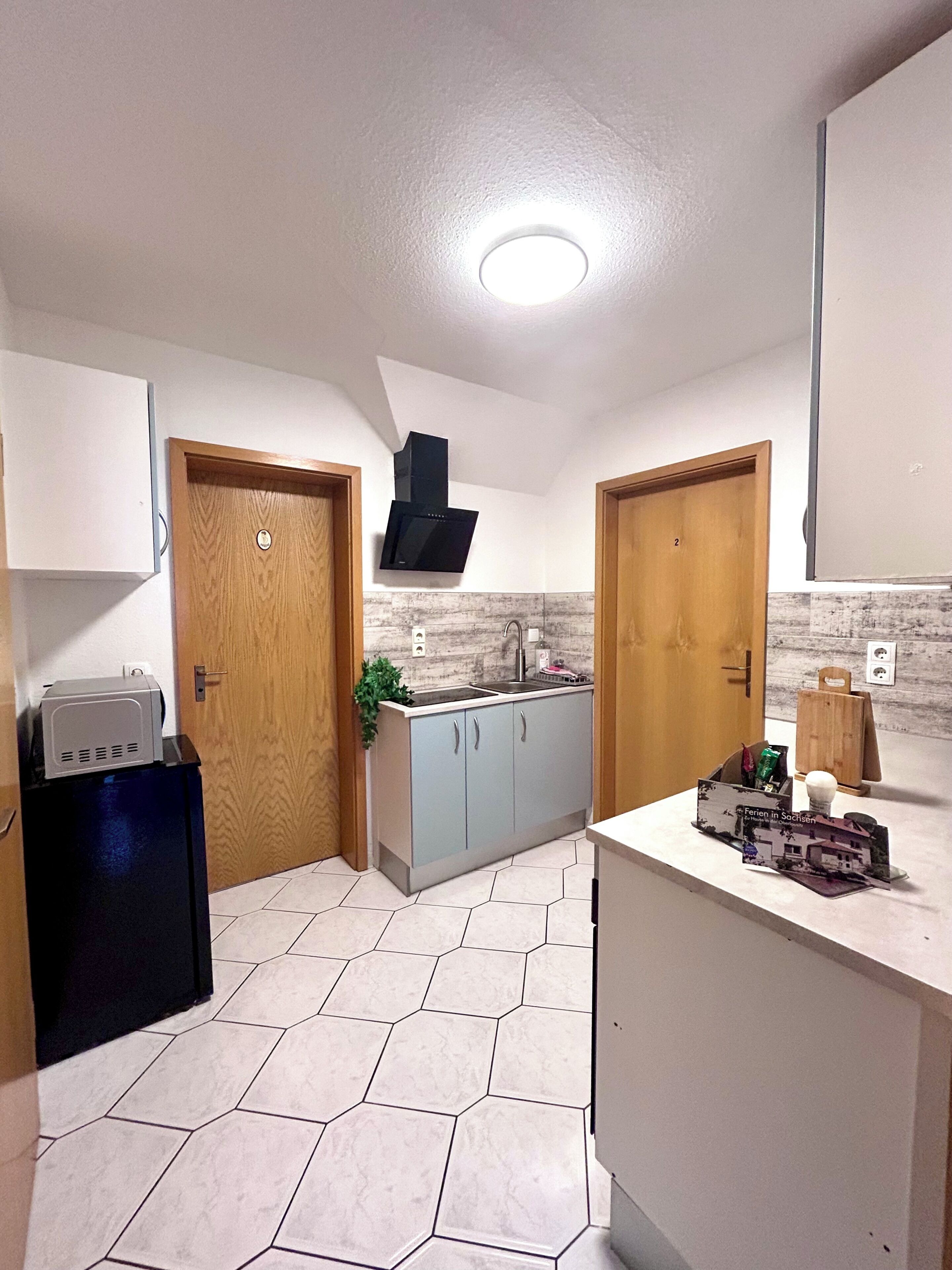 Appart'hôtel Familial, non-fumeur, animaux de compagnie acceptés | Cuisine privée