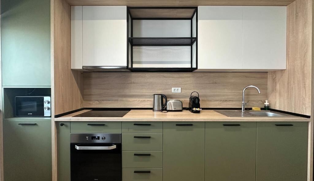 Apartment, Balcony, City View | Private kitchen