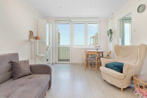 Sunny Studio with a Balcony | Gdańsk | Close to Nature