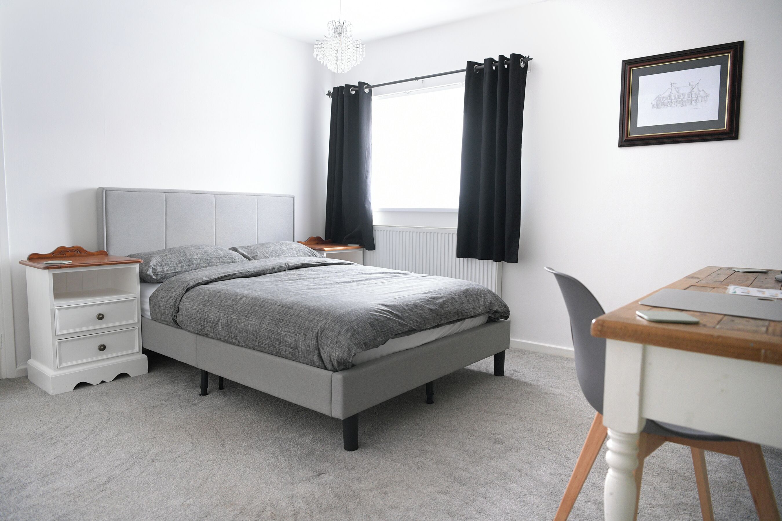 3 bedrooms, iron/ironing board, WiFi, bed sheets
