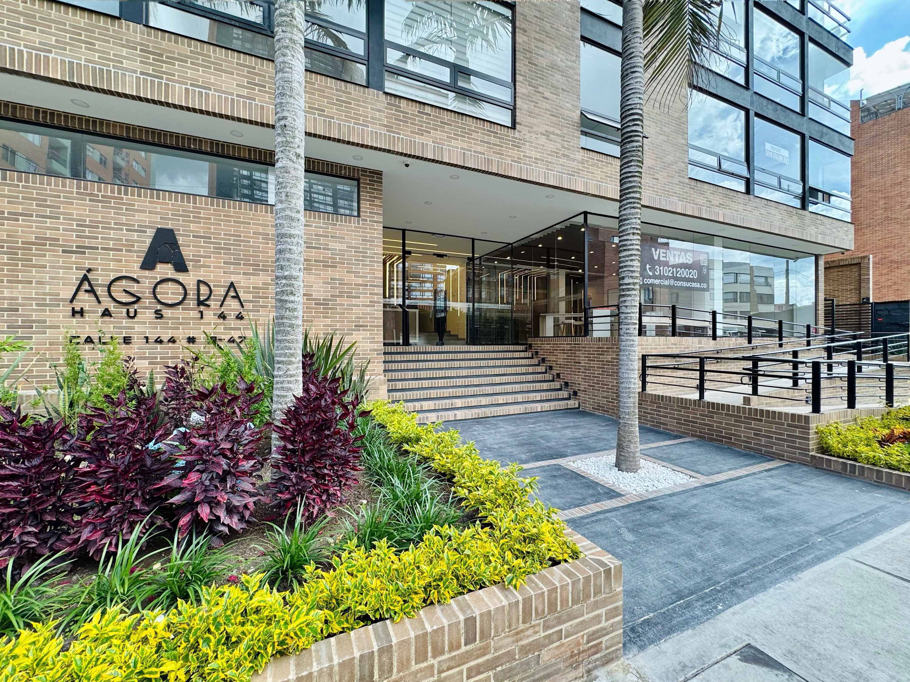 Main entrance to the building
