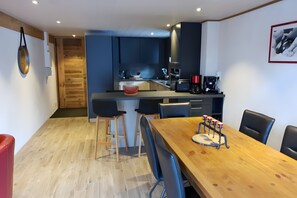 Dining - Grazioso appartamento 3 * per 5/7 persone vicino alle piste, con un angolo di montagna (Châtel)