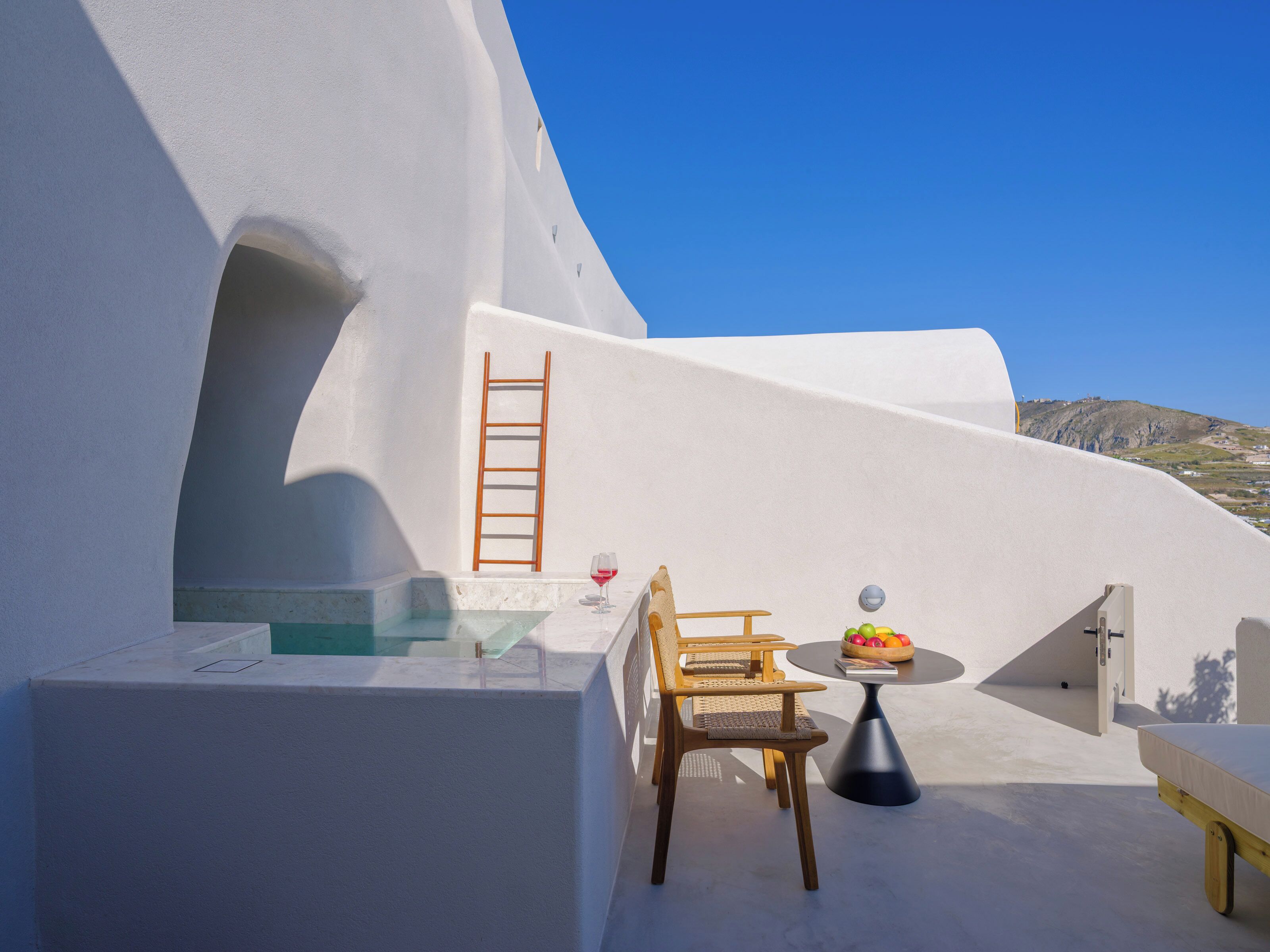 Premium Suite with Heated Plunge Pool and Sea View | Terrasse/Patio