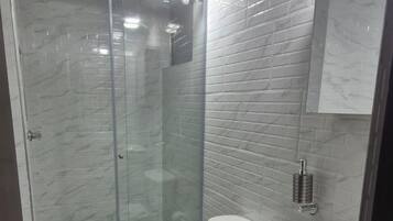 Towels, soap, toilet paper