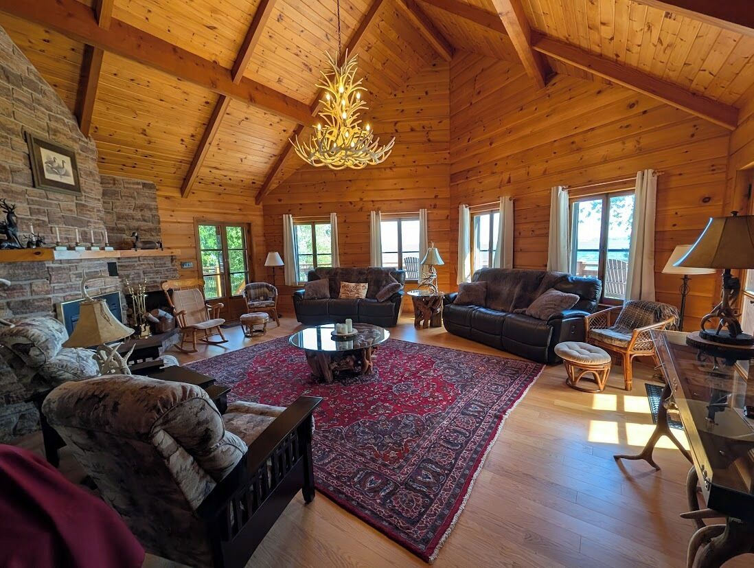 Living Room with Fireplace