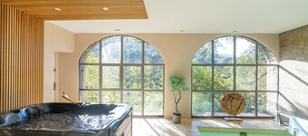 Air-conditioned duplex for 6 people in a quiet location at the gateway to the Cévennes