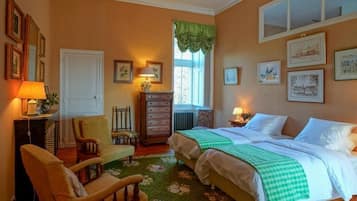 Quadruple Room, Garden View | Iron/ironing board, free WiFi