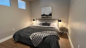 1 bedroom, iron/ironing board, travel crib, WiFi