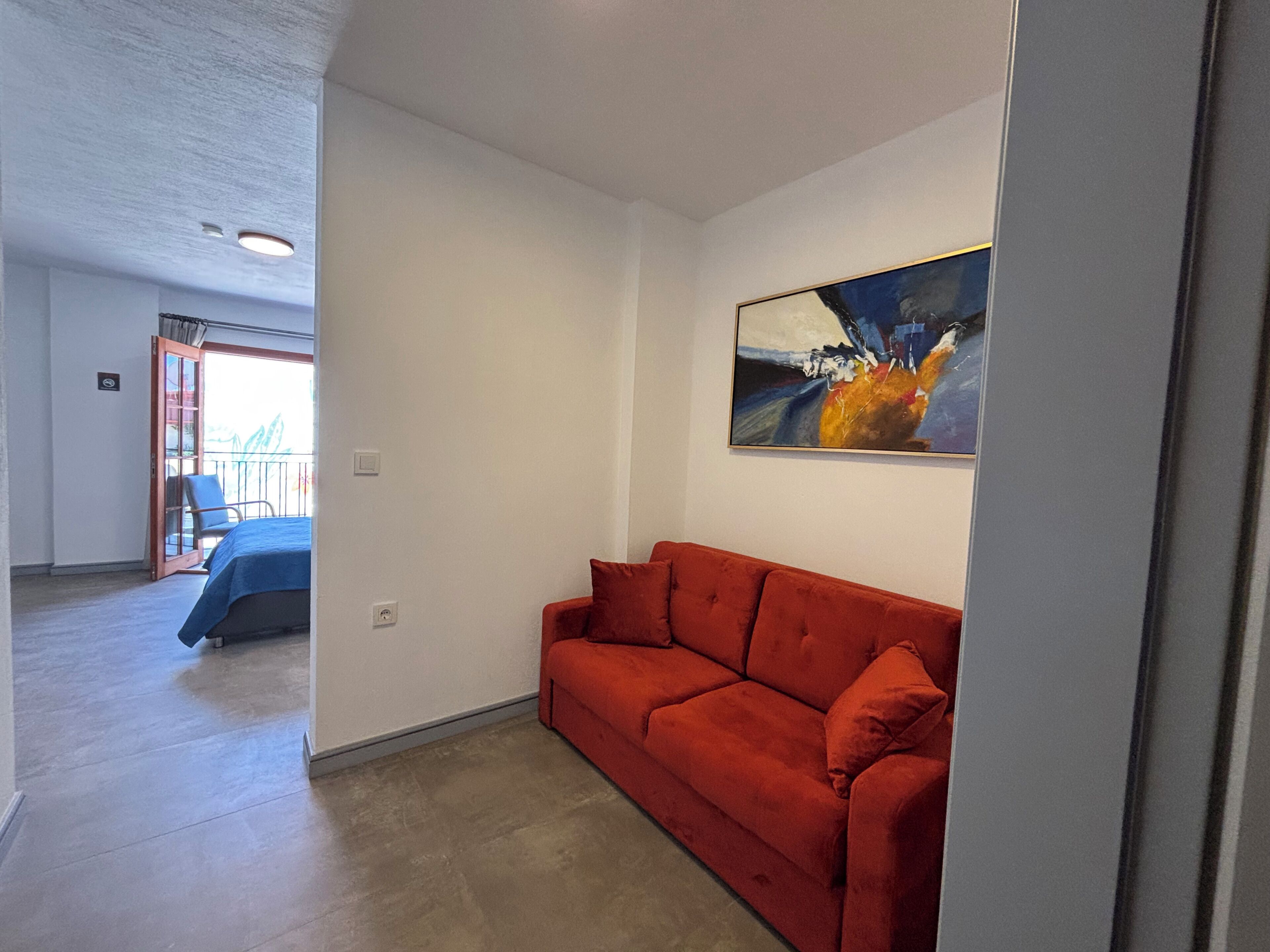Comfort-Doppelzimmer, Balkon | Wohnbereich