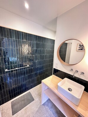 Secadora de cabello y papel de baño 