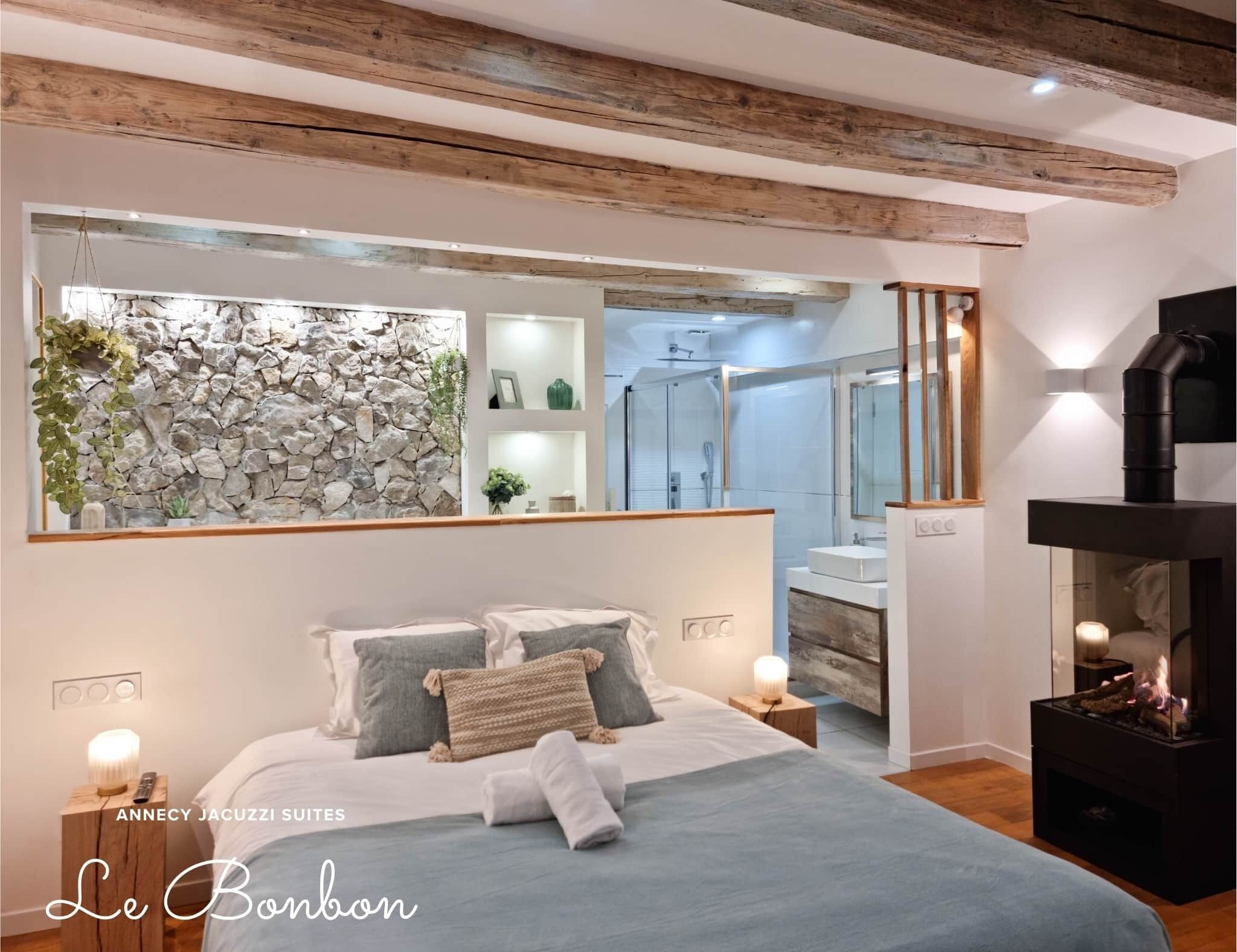 Le Bonbon 4  Suite De Charme Avec Jacuzzi Et Terrasse Privative Vieil Annecy - Cran-Gevrier