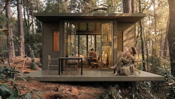 Comfort Cabin, Mountain View | Outdoor dining