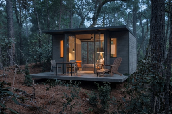 Comfort Cabin, Mountain View | Terrace/patio