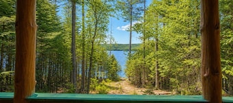 Pet Friendly Cabin with Direct access to Wilson Pond