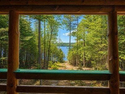 Pet Friendly Cabin with Direct access to Wilson Pond