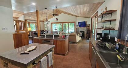 BRAND NEW LISTING Peaceful Riverfront Home - Hot Tub / EV Charger