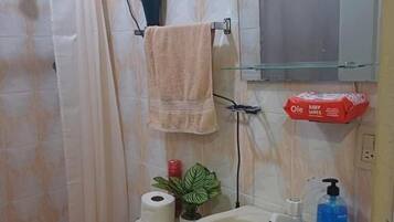 Free toiletries, hair dryer, towels, soap