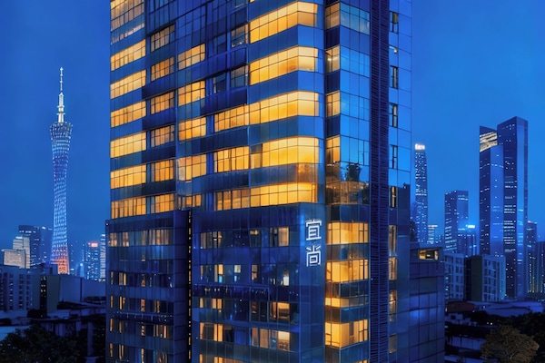 Luxury Quadruple Room, 2 Katil Kelamin (Double), Pengemasan, City View | Bahagian luar