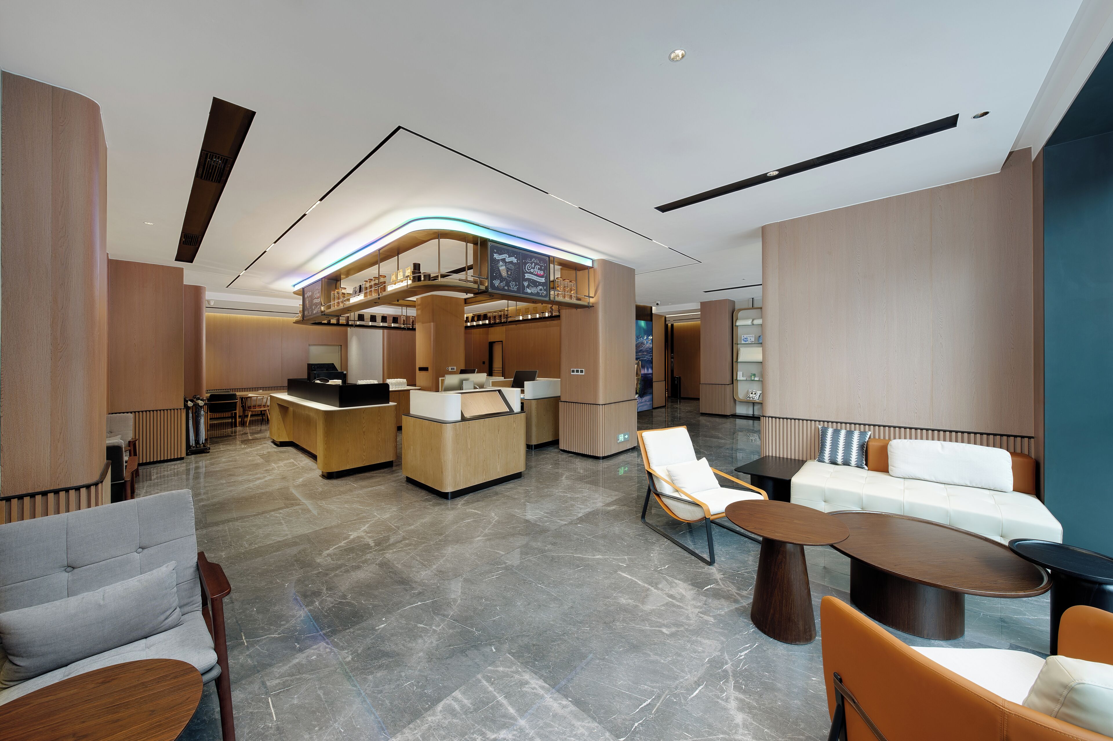 Lobby sitting area