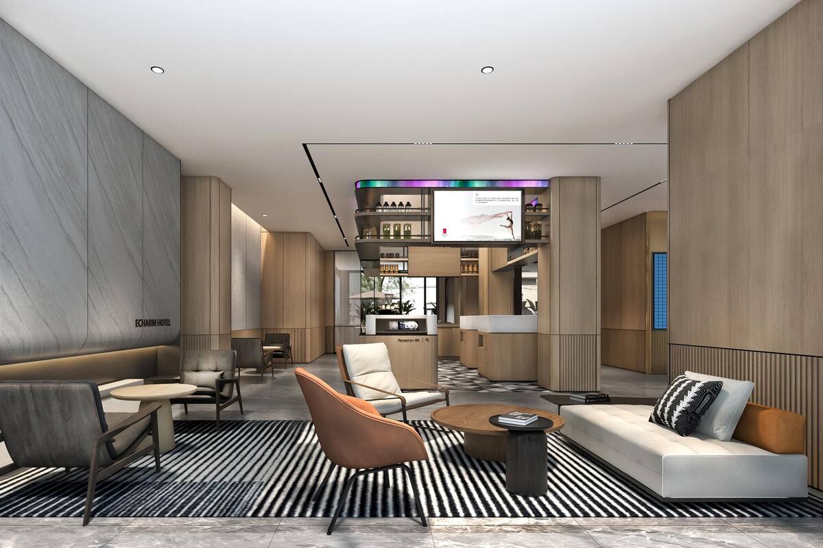 Luxury Quadruple Room, 2 Double Beds, Housekeeping, City View | Lobby