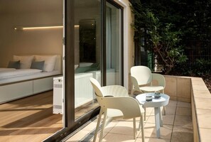 Suite, patio, vistas al patio | Terraza o patio