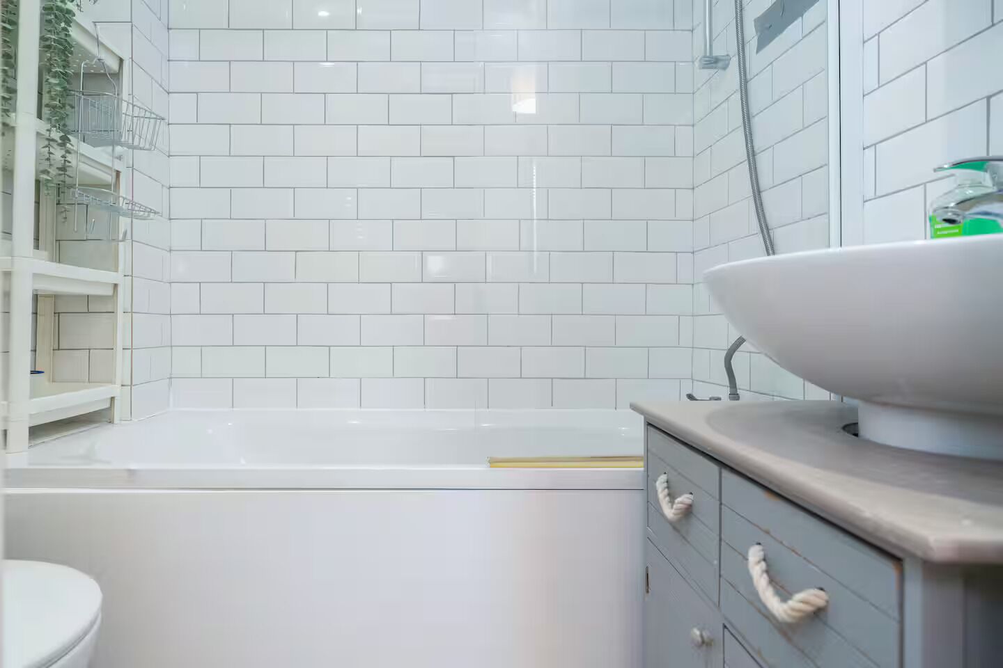 Hair dryer, towels