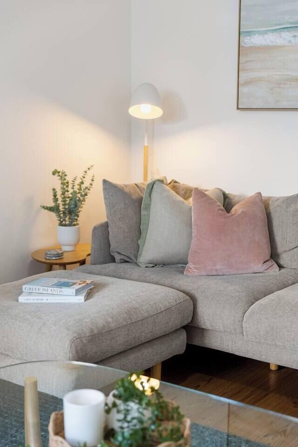 Living area - Biarritz at Henley Where Days Begin by the Sea (Henley Beach)