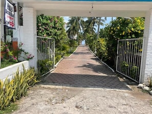 Fachada de la propiedad