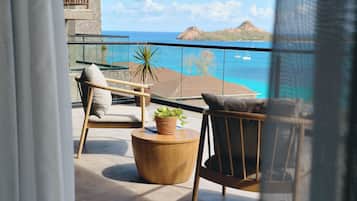 Deluxe-Zimmer, Balkon, Meerblick | Ausblick vom Zimmer