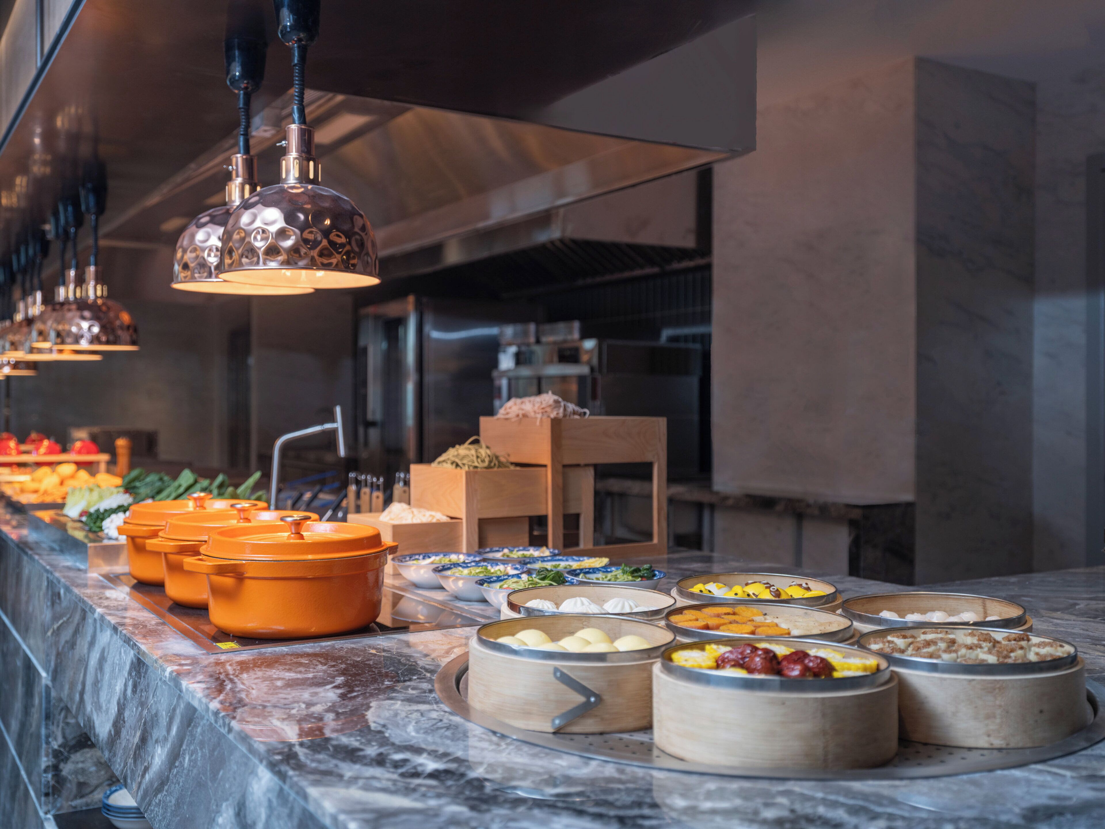 Tägliches Frühstücksbuffet gegen Gebühr