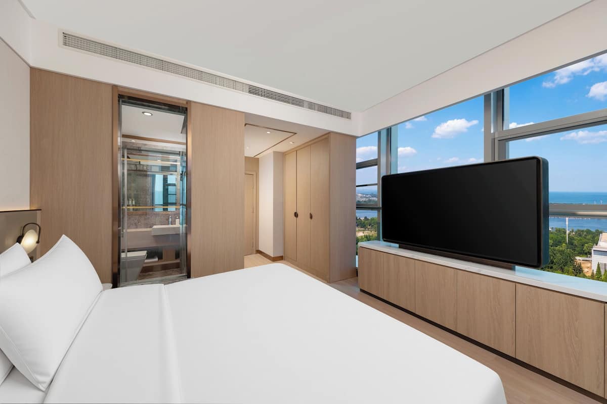 Suite, 1 habitación | Edredón y artículos del minibar gratis 