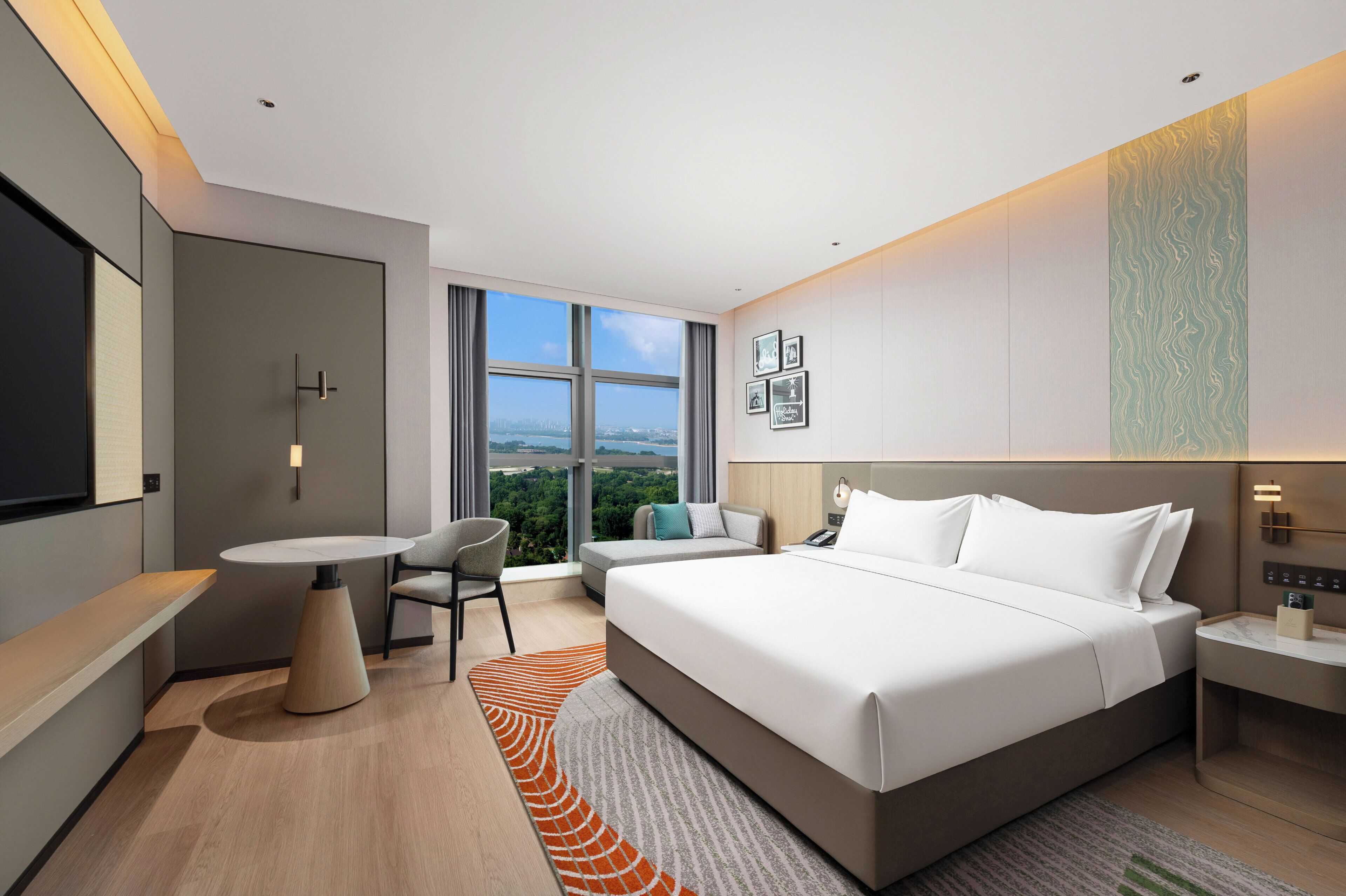 Quarto premium, 1 cama King, vista para o jardim | Edredons de pluma, frigobar (abastecido com alguns itens grátis)
