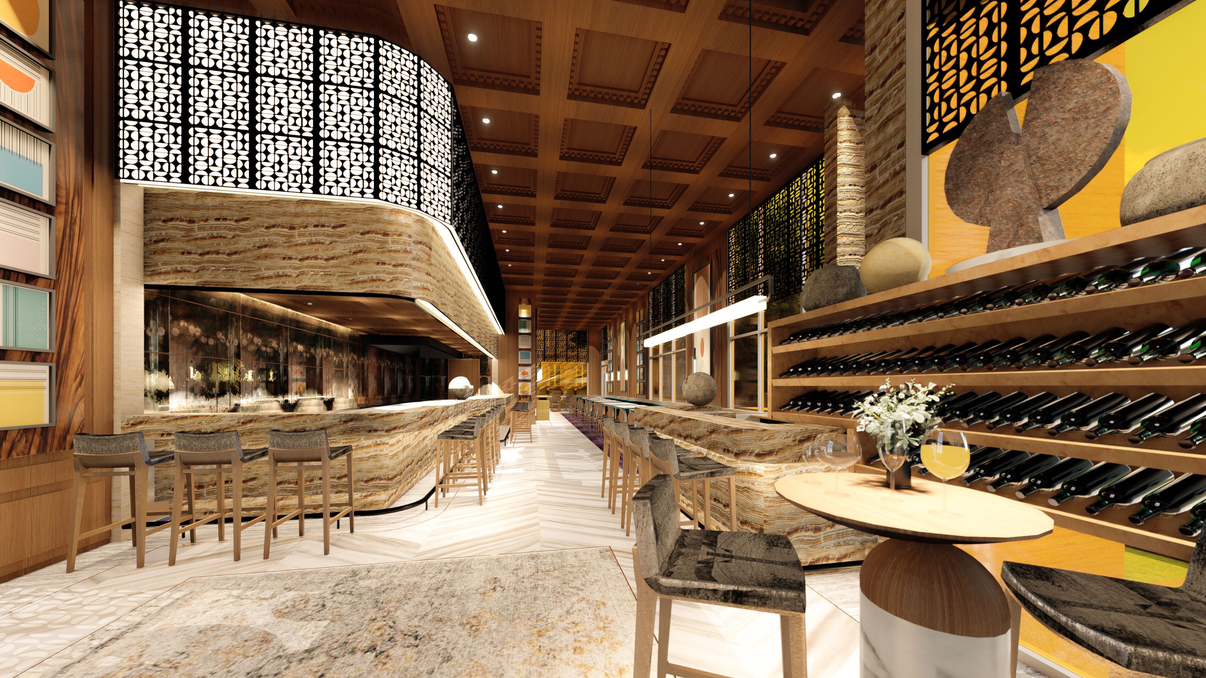 4 restaurantes; se sirven comidas, cenas y brunch