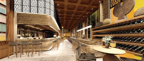 4 restaurantes; se sirven comidas, cenas y brunch