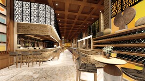 4 Restaurants; Mittagessen, Abendessen und Brunch werden serviert