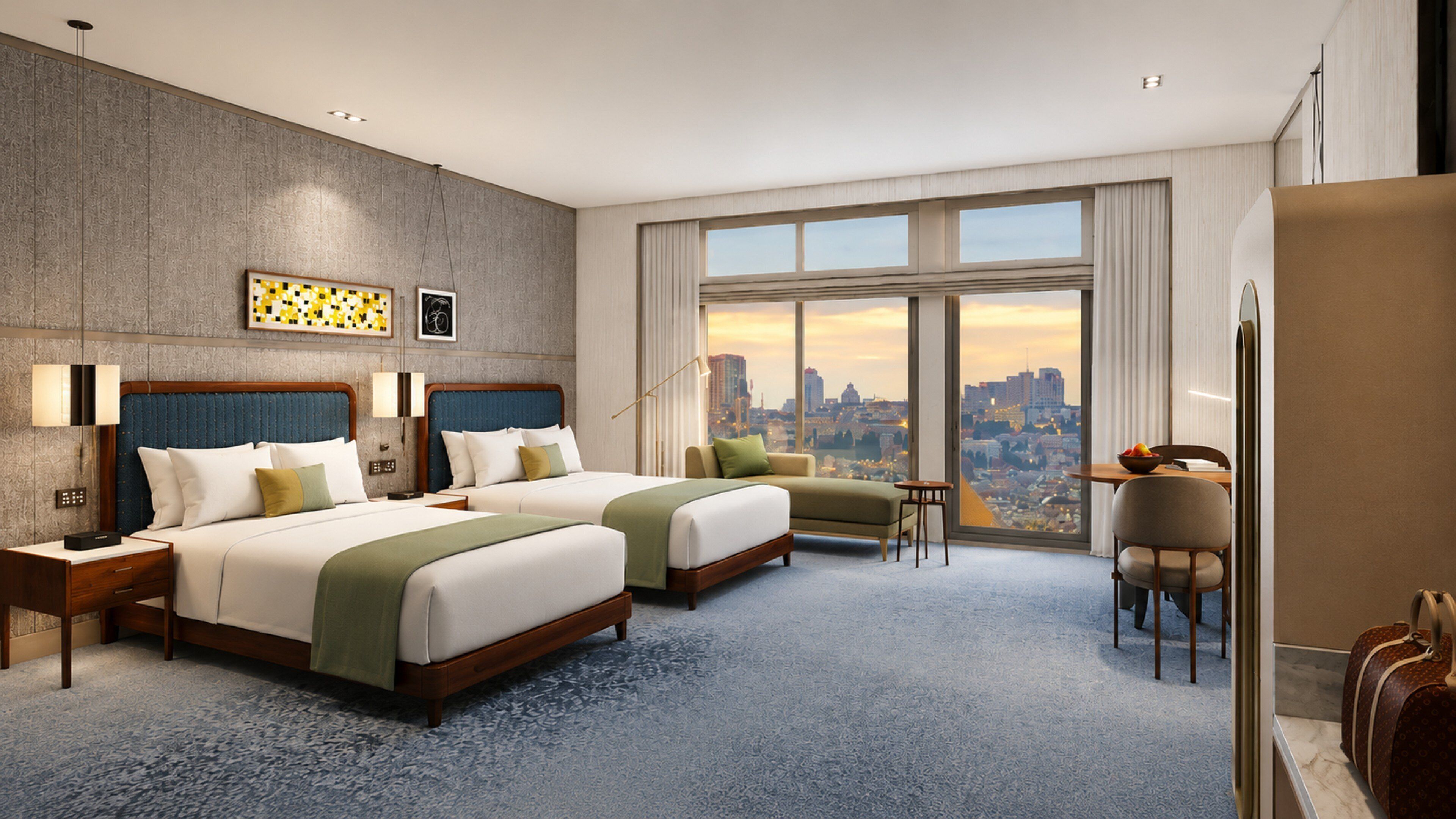 Premium Room, 2 Queen Beds (New City View)