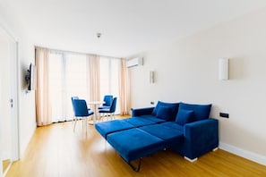 Comfort Apartment, Balcony | Living area - Apart-Hotel Batumi City Orbi Central block C/D/A (Batumi)