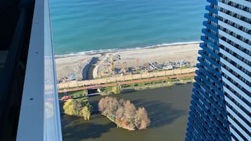 Classic Quadruple Room, Balcony, Sea View | Property grounds