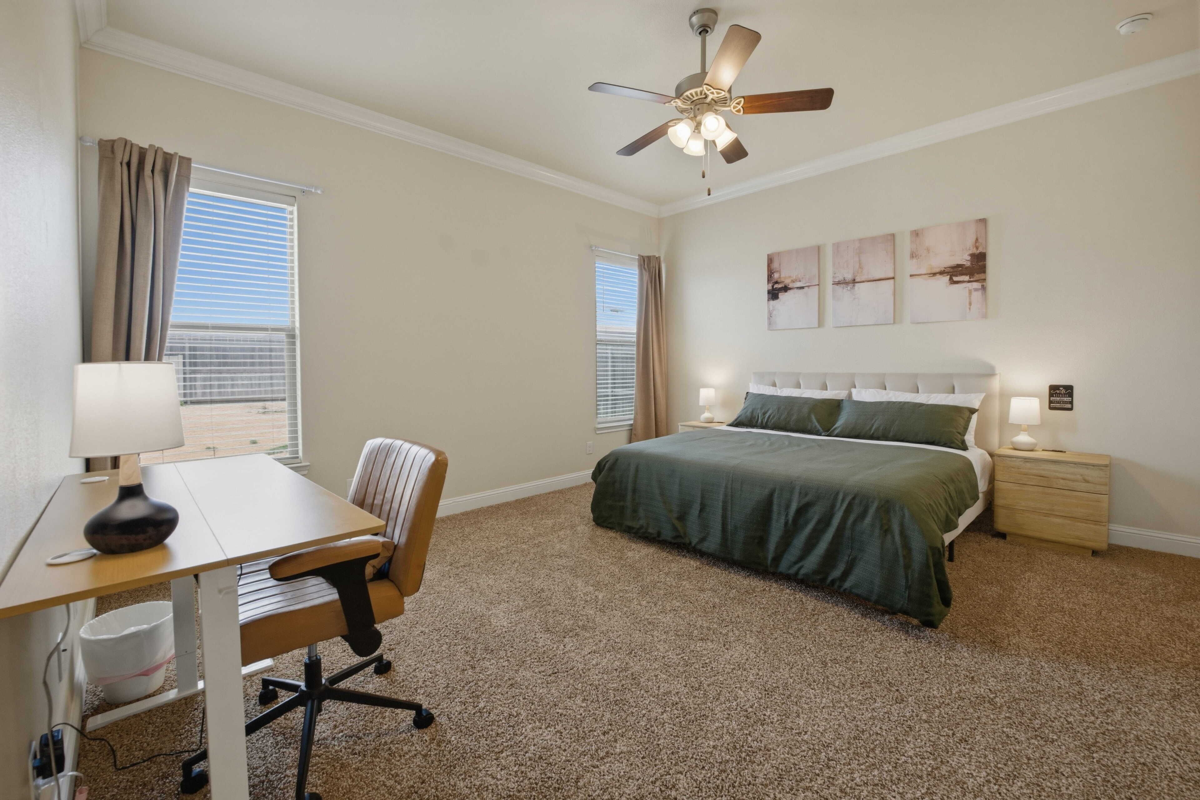 Desk, laptop workspace, soundproofing, iron/ironing board