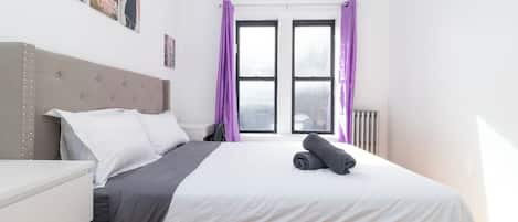 2 habitaciones, internet y ropa de cama