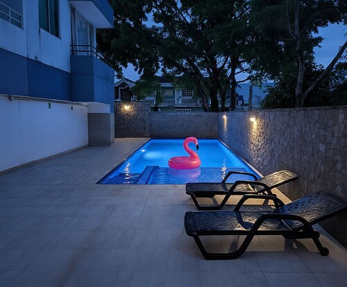 Modern 3-Bedroom Apartment + 24/7 Water Service + Central A/C + Parking
