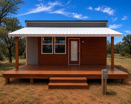 Live Oak Cabin: A Modern Minimalist Escape at the Starlight PK Ranch and Venue