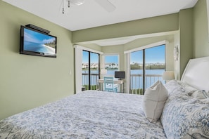 Iron/ironing board, free WiFi, bed sheets - Waterview #105 - condo with tranquil Intracoastal views in Indian Shores. (Indian Shores)