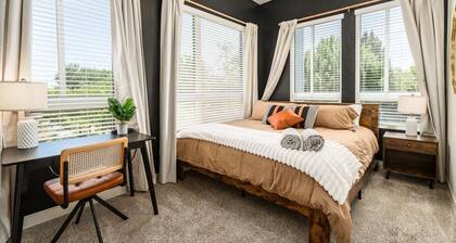 Modern 2BR Retreat | Hot Tub & Walk to Downtown