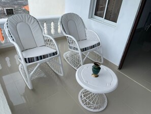 Terrace/patio - Enjoyable 2-bedroom apartment in lovely Santo Domingo center (Santo Domingo)