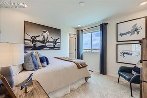 Room - Modern Colorado Springs Retreat with 3BR Home with Mountain Views, Office & AC (Colorado Springs)