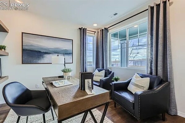 Interior - Modern Colorado Springs Retreat with 3BR Home with Mountain Views, Office & AC (Colorado Springs)