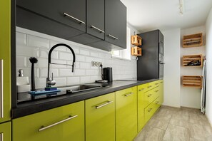 Private kitchen - Gdynia Marina Harmony Apartment (Gdynia)
