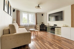 Living area - Gdynia Marina Harmony Apartment (Gdynia)